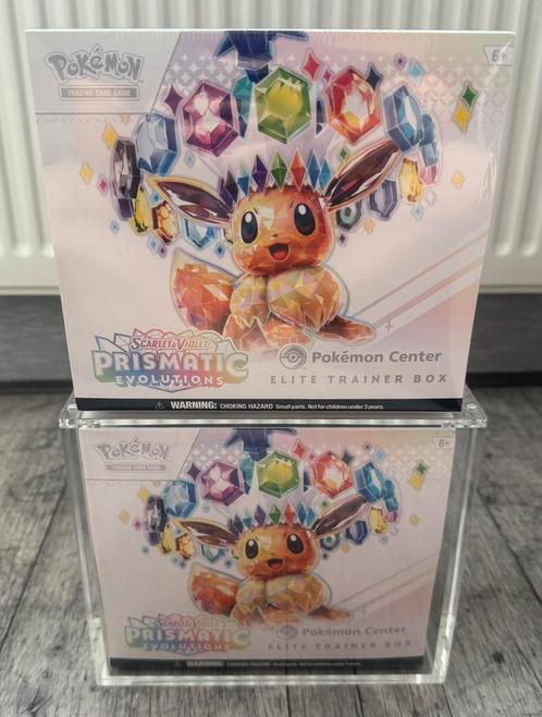 Pokémon Center Prismatic Evolutions Sealed Elite Trainer Box, Hobby en Vrije tijd, Verzamelkaartspellen | Pokémon, Nieuw, Overige typen