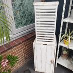 Decoratieve witte kast met lantaarn, Tuin en Terras, Tuinvazen, Ophalen, Gebruikt
