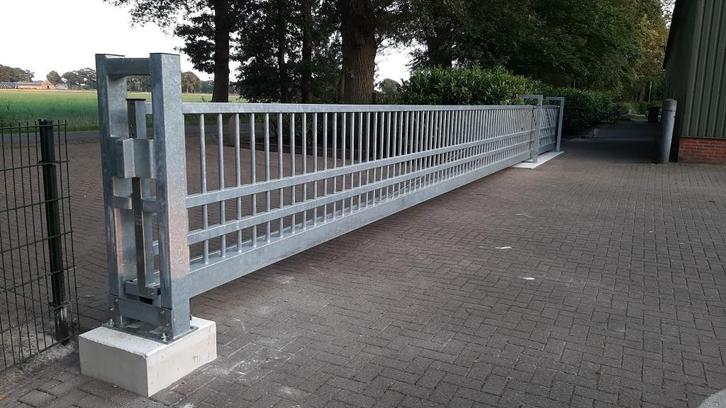 Schuifpoorten NIEUW uit voorraad leverbaar!  NU KORTING!, Tuin en Terras, Tuinpoorten, Nieuw, Draaipoort, Hout, 150 tot 200 cm