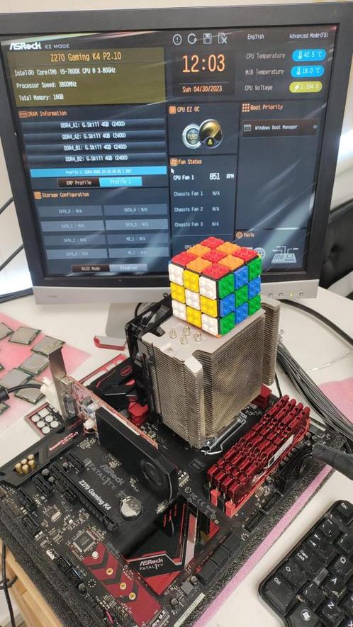 Motherload™ - ASRock Z270 Gaming K4 Socket 1151 ATX, Computers en Software, Moederborden, Zo goed als nieuw, DDR4, Ophalen of Verzenden