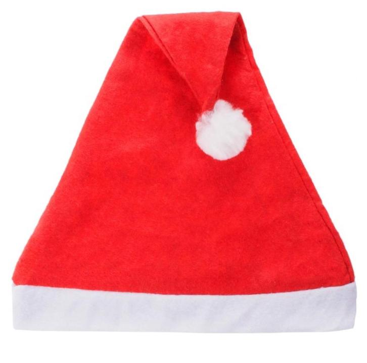 Kerstmanmuts -  Rood - Polyester, Diversen, Kerst, Zo goed als nieuw, Ophalen