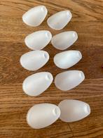 Kleine lampenkapjes melkglas, Wit, Ophalen of Verzenden, Zo goed als nieuw, Overige vormen