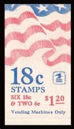 USA 1981 $ 1.20 Flag Postzegelboekje, Michel: 100, Postfris., Verzenden, Postfris, Noord-Amerika
