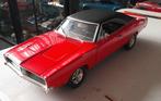 DODGE CHARGER 1969  ROOD  1;18, Ophalen of Verzenden, Zo goed als nieuw, Overige merken