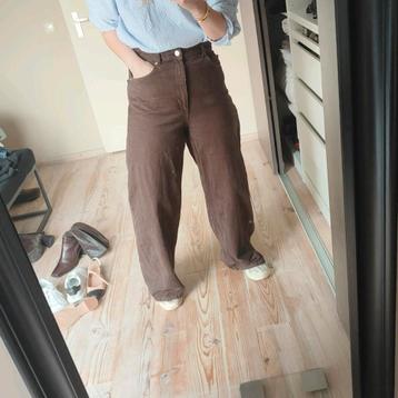 Chocolade bruine Jeans spijkerbroek Zara 40 dames beschikbaar voor biedingen