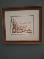 Sepia etsjes, Antiek en Kunst, Ophalen