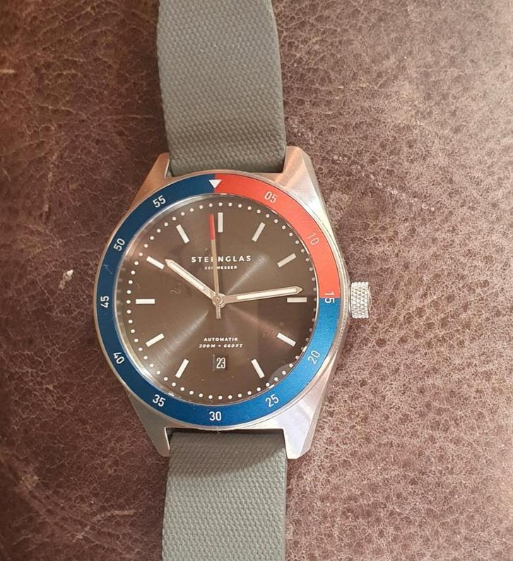 Sternglas Marus Pepsi duikhorloge 42mm., Sieraden, Tassen en Uiterlijk, Horloges | Heren, Zo goed als nieuw, Polshorloge, Overige merken