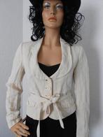 Barn jasje als nieuw beige chique stijlvol colbert 36 S, Verzenden, Beige, Zo goed als nieuw, Jasje
