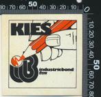 Sticker: FNV - Kies (2), Verzenden, Zo goed als nieuw, Bedrijf of Vereniging