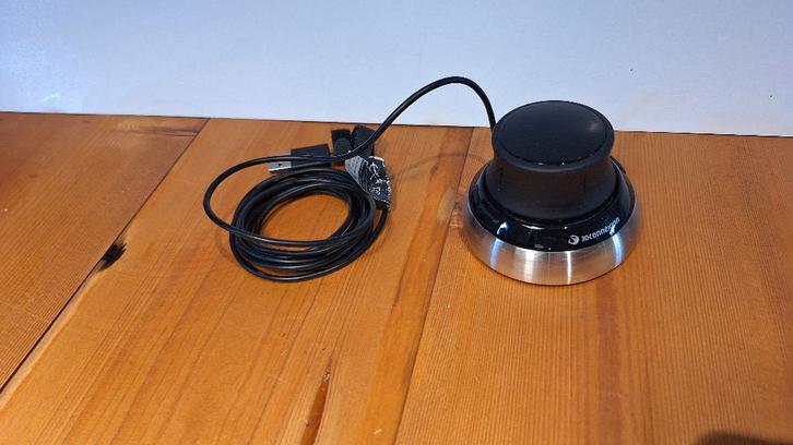 3D Connexion SpaceMouse Compact, Computers en Software, Muizen, Zo goed als nieuw, Muis, Linkshandig, Rechtshandig, Bedraad, Ergonomisch