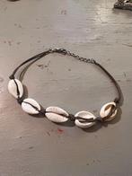 Vintage armband schelpen boho ibiza hippie enkelbandje, Overige materialen, Wit, Ophalen of Verzenden, Zo goed als nieuw
