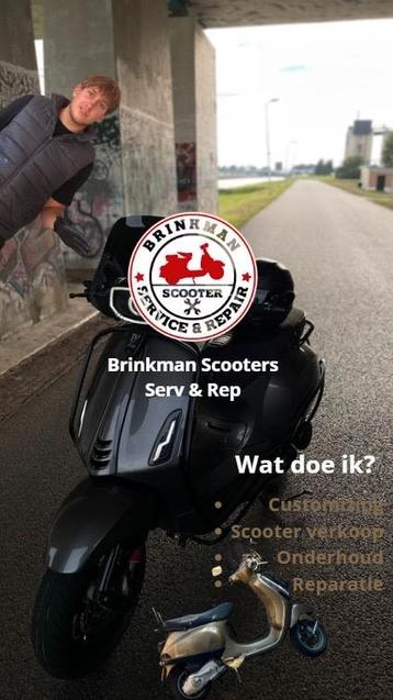 100+ Scooters gerepareerd, Reparatie - Brinkman Scooters beschikbaar voor biedingen