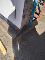 Kozijn met dubbele garage deuren, Ophalen, Gebruikt, Buitendeur, Hout