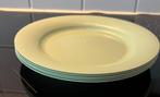 Plastic borden groen, Huis en Inrichting, Keuken | Servies, Ophalen, Overige materialen, Gebruikt, Bord(en)