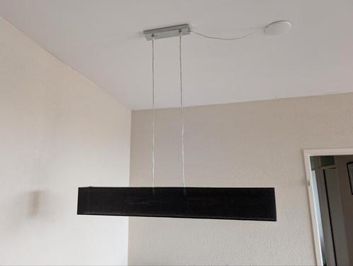 Zwarte hanglamp, Huis en Inrichting, Lampen | Hanglampen, Gebruikt, Minder dan 50 cm, Ophalen