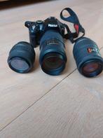 pentax k-x met 3 lenzen, Ophalen, Gebruikt, Pentax
