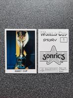 11 panini WCS stickers logo's WK 1930 t/m 1990 beker/rimet, Verzamelen, Ophalen of Verzenden, Zo goed als nieuw, Poster, Plaatje of Sticker