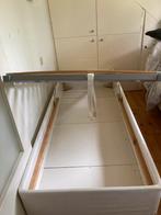 Ikea 1 persoonsbedden 80 x 200, Huis en Inrichting, Slaapkamer | Bedden, Gebruikt, Eenpersoons, Wit, Ophalen of Verzenden