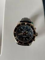 Breitling Superocean Chronograaf, Leer, Staal, Breitling, Polshorloge