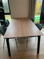 Uitschuifbare Eettafel met Stoelen, Ophalen, 100 tot 150 cm, Zo goed als nieuw, Vier personen