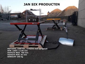 HEFTAFEL LAGE VERSIE AFM. 1450 x 1140 CAP. 1000 KG beschikbaar voor biedingen