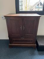 Leuk brocante kastje van massief hout, Antiek en Kunst, Ophalen