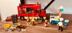 Playmobil foodtruck, Dells auto, set 70075 met ijscar!, Ophalen of Verzenden, Gebruikt, Complete set