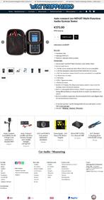 Auto connect 720 MFAST Multi Function Audio System Tester, Info@optimount.nl, Nieuw, Ophalen of Verzenden, Anholtseweg 48A 7091 HB DINXPERLO