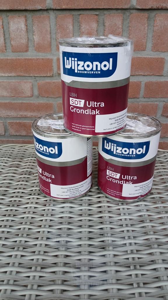 Buitenverf wijzonol, Doe-het-zelf en Verbouw, Verf, Beits en Lak, Nieuw, Rood, Ophalen