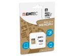 Emtec MicroSDHC 8 GB - Class 10 - Gold Memory, Audio, Tv en Foto, Fotografie | Geheugenkaarten, MicroSDHC, 8 GB, Ophalen of Verzenden
