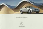 Mercedes CLK-klasse type 2 Cabriolet folder, Ophalen of Verzenden, Zo goed als nieuw, Mercedes