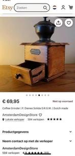 VINTAGE! P. Dienes D.R.G.M koffiemolen, jaren ‘60, €17,99, Ophalen of Verzenden