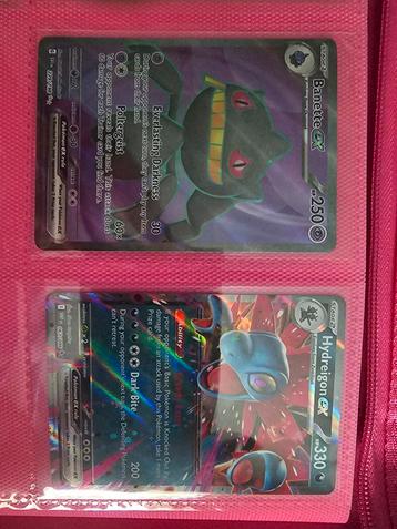 2 Pokémon Kaarten: Banette ex & Hydreigon ex beschikbaar voor biedingen