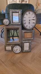 Fotolijst met 3 klokken - Decoratief, Ophalen, Zo goed als nieuw, Analoog, Wandklok