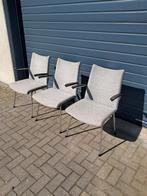 De Wit Schiedam 3114 stoelen / fauteuils, erg netjes, grijs., Ophalen, Gebruikt, Drie, Vintage / mid century