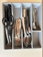 Set bestek met handige opbergbox – samen te koop!, Ophalen, Zo goed als nieuw, Rvs of Chroom