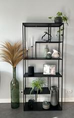 Zwart metalen kast, Huis en Inrichting, Ophalen, Zo goed als nieuw, Minder dan 150 cm, Metaal