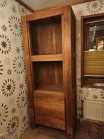 Teakhouten Kast met verlichting, Huis en Inrichting, Kasten | Kledingkasten, Ophalen, 200 cm of meer, Teakhout, 50 tot 100 cm