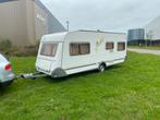 Knaus Sudwind 550TK | stapelbed | zeer nette staat | 2e eig., Caravans en Kamperen, Caravans, 70 kg, Rondzit, Particulier, 5 tot 6 meter