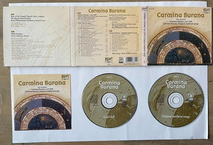 2CD - Carmina Burana - two versions, Cd's en Dvd's, Cd's | Klassiek, Gebruikt, Verzenden