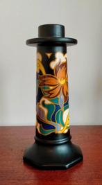 Gouds Plateel. Kandelaar, vaasje, pot met deksel, Antiek en Kunst, Ophalen of Verzenden