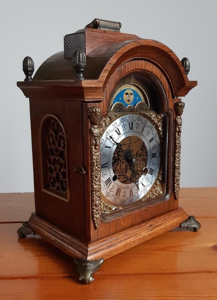 Prachtige Franz Hermle tafelklok, Antiek en Kunst, Antiek | Klokken, Ophalen