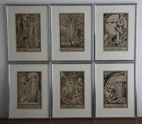 Jozef (Jos) Speybrouck (1891 - 1956) 6x zeefdrukken, Antiek en Kunst, Kunst | Litho's en Zeefdrukken, Ophalen of Verzenden