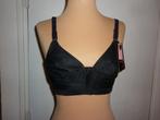 Bh zonder beugels maat 80E , full cup, Verzenden, Zwart, BH