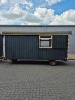 Mooie grote 500x215 pipowagen schaftwagen bouwkeet/tinyhouse, Doe-het-zelf en Verbouw, Bouwketen en Schaftketen, Ophalen, Gebruikt