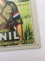 KNIL Nederlands Indie propaganda ww2 Wandbord, Ophalen of Verzenden, Nederland, Embleem of Badge