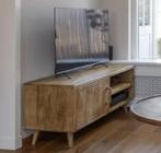 Tv meubel mango hout, Ophalen, Overige materialen, 100 tot 150 cm, Zo goed als nieuw