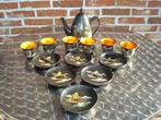 Chinees Lacquer Foochow Tea Set Vintage, Ophalen of Verzenden