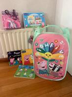 Peppa pig speelgoed met opbergmand, Ophalen of Verzenden, Gebruikt