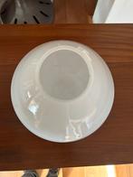 Glazen vaas wit, Huis en Inrichting, Woonaccessoires | Vazen, Gebruikt, Wit, Ophalen of Verzenden, Glas
